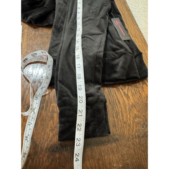 No Bo LOVE Juniors Hoodie Black Velour Zip Front Long Sleeve Large 11/13 NWT - Picture 7 of 7